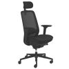 Chaise de bureau noir synchrone