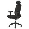 Chaise de bureau synchrone de côté noir