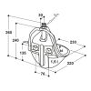 Dimensions abreuvoir en fonte pour truies et porcelets