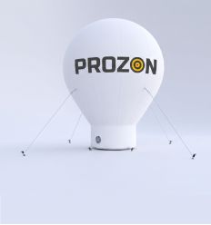 Ballon ovale publicitaire gonflable
