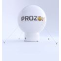 Photo : Ballon gonflable géant publicitaire Ampoule - Polyester enduit PVC 330g/m² - Sans - Sans personnalisation - 2 mètres