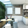 porte menu sur table