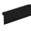 profilé de finition pour terrasse sur plot noir
