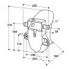 Dimensions auge engraissement porcs