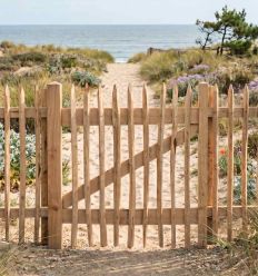 Mise en situation du portillon ganivelle 1 m