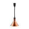 lampe suspendue conique cuivre