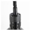 lampe suspendue cylindrique noir détail bouton