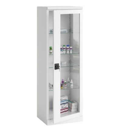 Armoire 4 étagères avec 1 porte