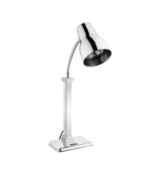lampe sur pied-argent