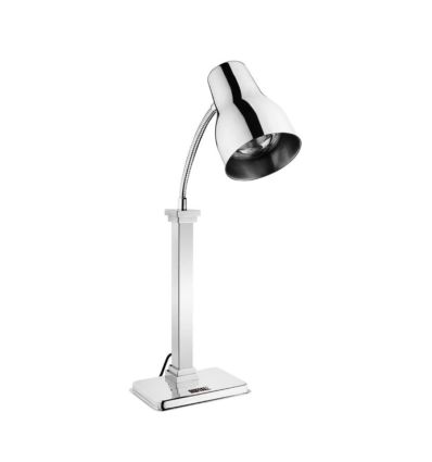 lampe sur pied-argent