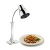 lampe sur pied argent avec plat démo