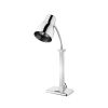 lampe sur pied argent côté