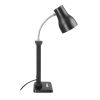lampe sur pied noir côté
