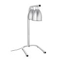 Photo : Lampe chauffante double restaurant Argent