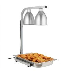 lampe chauffante double argent démo bac