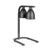lampe chauffante double noir face