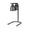lampe chauffante double noir côté