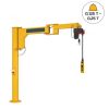 potence sur fut articulée palan charge 125 ou 250 kg