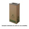 Cadre pour corbeille de tri sélectif exemple d'utilisation