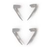 Nez de marche lumineux aluminium bouchons
