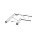 Photo : Angle de structure aluminium 2 directions duo horizontal Ø 27.8 mm