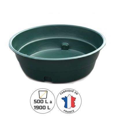 bac de paturage pehd vert