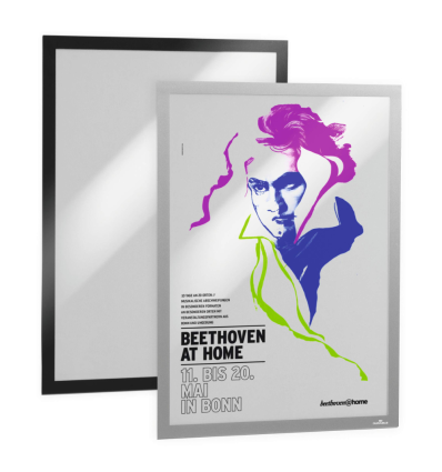 Cadre d'affichage adhésif Duraframe A2