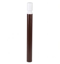 Potelet à mémoire de forme Gorge PMR Brun chocolat RAL 8017