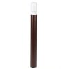 Potelet à mémoire de forme Gorge PMR Brun chocolat RAL 8017