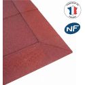 Photo : Bordure chanfreinée - 1000 x 250 mm Rouge - SBR - 25 mm