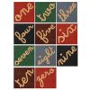 Numéros en anglais pour dalle amortissante