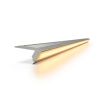 Nez de marche lumineux aluminium LED ambre