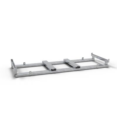 Rack a cloture de chantier verticale
