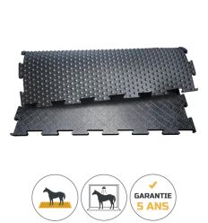 Tapis caoutchouc chevaux forte adhérence pour douche, paddock et allées