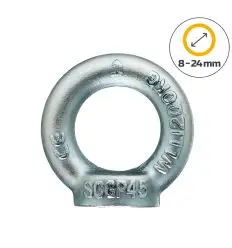 Anneau de levage femelle DIN 582 galva économique