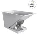Photo : Benne basculante inox 300 L - Sans