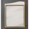 Vitrine d'affichage d'extérieur en bois avec bandeau supérieur à forme vague