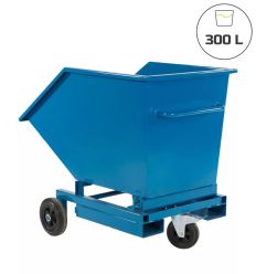 Benne basculante manuelle 300L