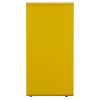 Poubelle design 75L plastique façade grise