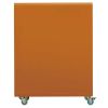 Poubelle design à roulette 90L cartouche façade grise