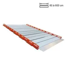Rampe d'accès enroulable