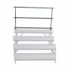 Garde corps pour estrade de chorale quatre niveaux droite