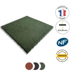 Dalle amortissante aire de jeux premium - 500 x 500 mm