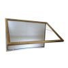 Vitrine d'affichage en bois format 21 A4