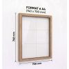Vitrine d'affichage format 6 A4
