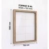 Vitrine d'affichage format 8 A4