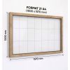 Vitrine d'affichage format 21 A4