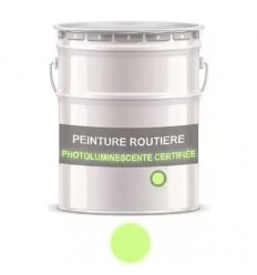 Pot de peinture routière photoluminescente
