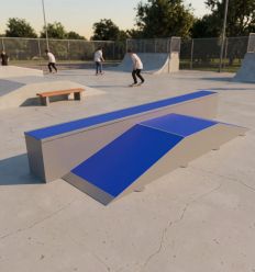 Mise en situation Funbox skatepark