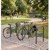 Mise en situation arceau vélo avec signalétique